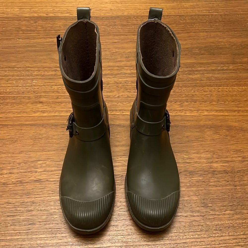 Coach rain boots  